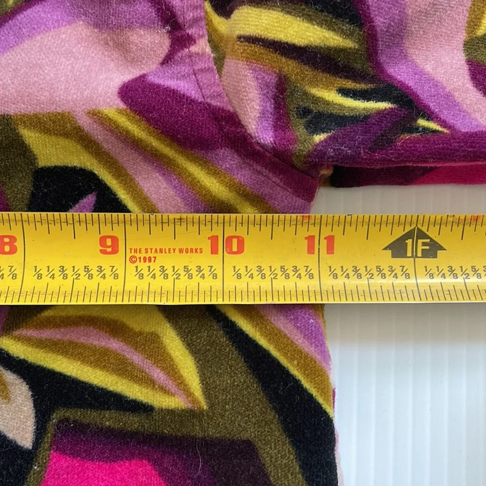 Missoni purple, pink green & black brushed cotton pea coat.  Size 18-24 months